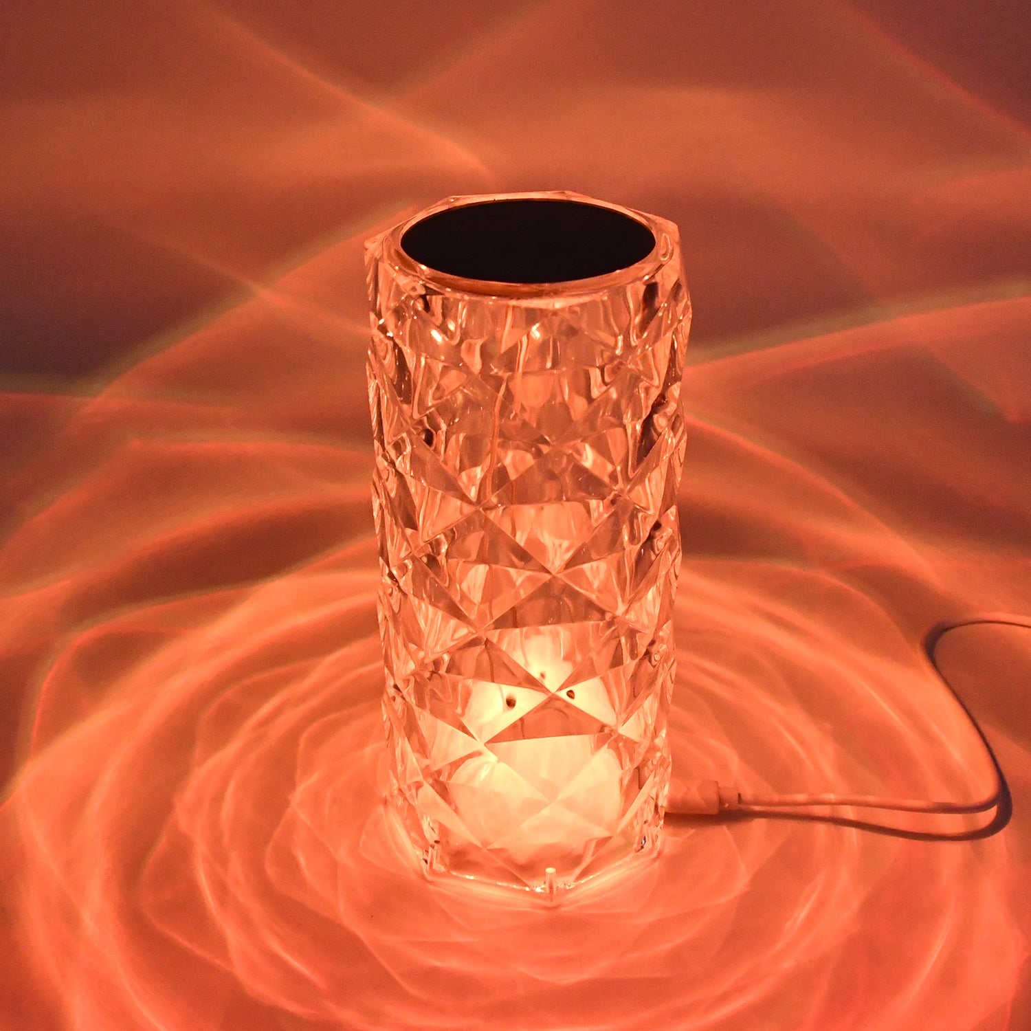 Crystal LED Touch Table Lamp with Remote Control Crystal LED Touch Table Lamp with Remote Control